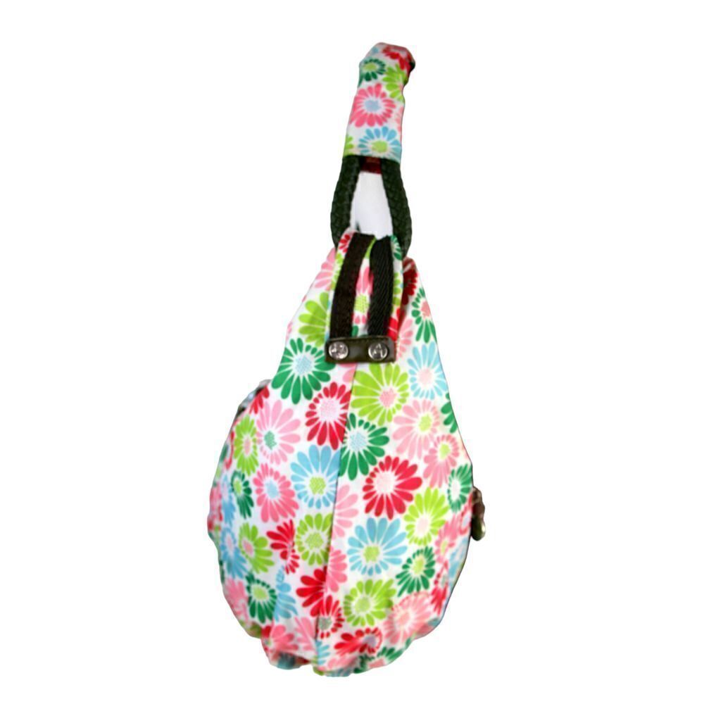 Le SportSac MULTICOLOR NYLON CANVAS FLOWER PRINT SHOULDER BAG HANDBAG HOBO PURSE - Picture 4 of 16